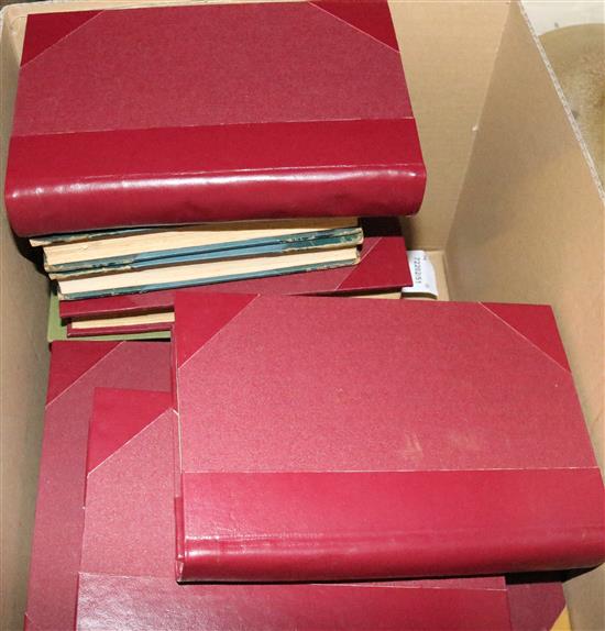 Hume, History of England, 7 vols various dates; Campbell, Lives of the Chancellors, 3 vols & 4 other vols (14, all rebound)